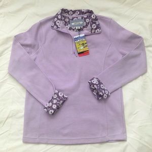 NEW WITH TAGS Orvis Pullover in Lilac